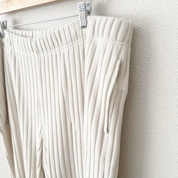 GAP BODY | Cozy Rib PJ Cardigan Top + Pants Bottoms Lounge Wide Ribbed | XL - Picture 11 of 13